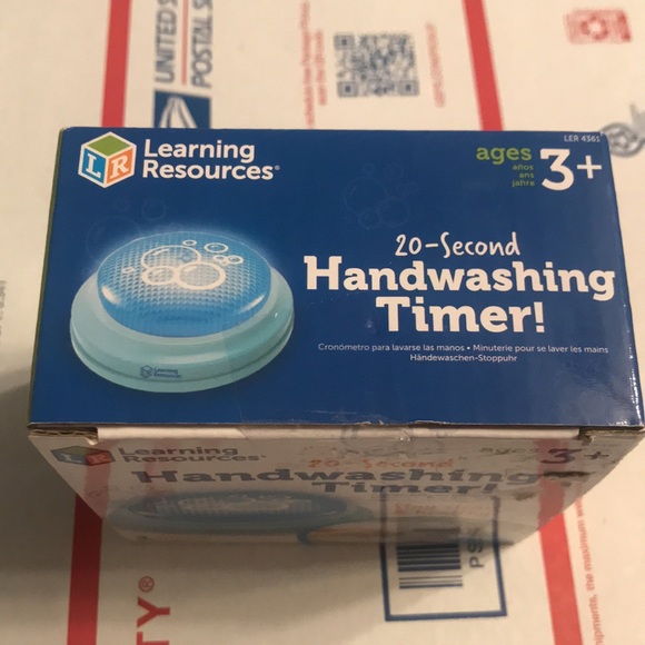 New Learning Resources 20-Second Hand washing Timer! Ages 3+ (I-9) - Picture 2 of 7
